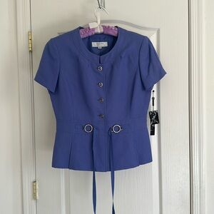 Tahari 2-Piece Linen Womens Size 10